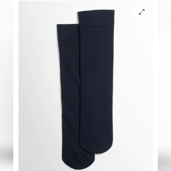 NEW TALBOTS Microfiber Trouser Socks black - Picture 1 of 5